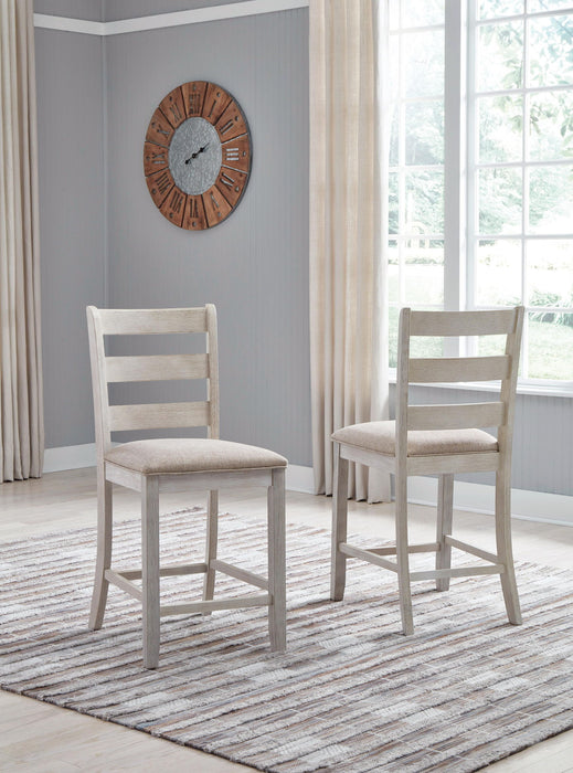 Skempton - White - Upholstered Barstool