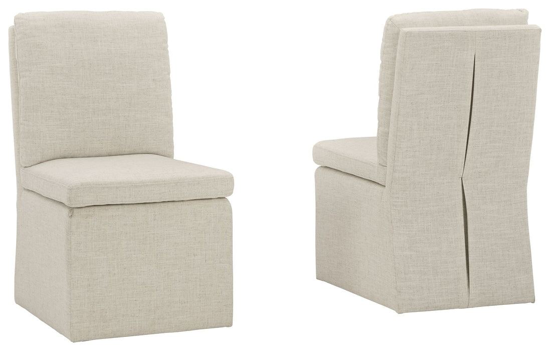 Krystanza - Oatmeal - Dining Uph Side Chair