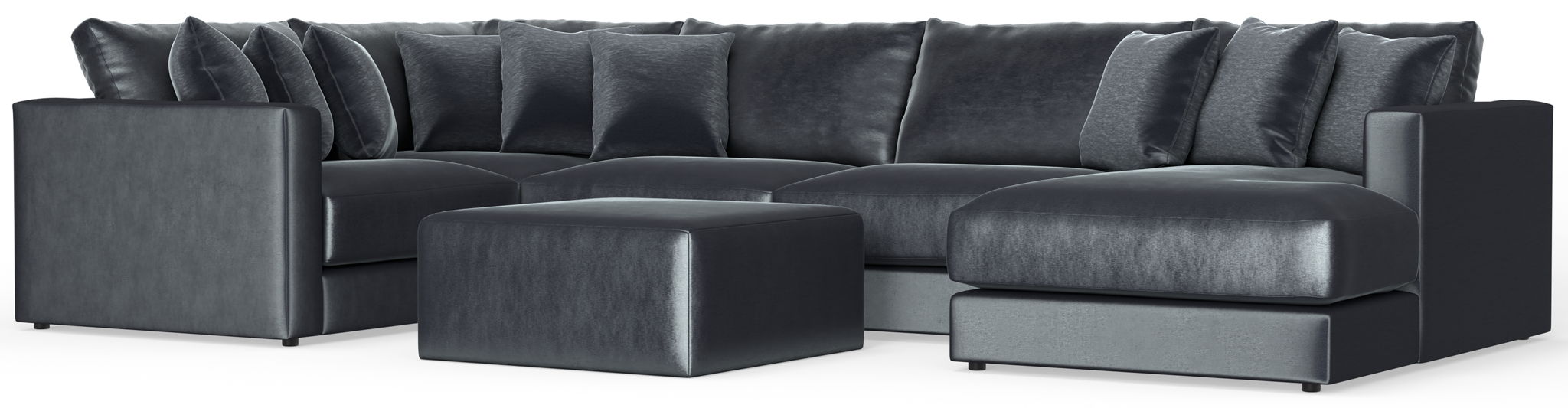 Remington - Modular Sofa And Cocktail Ottoman