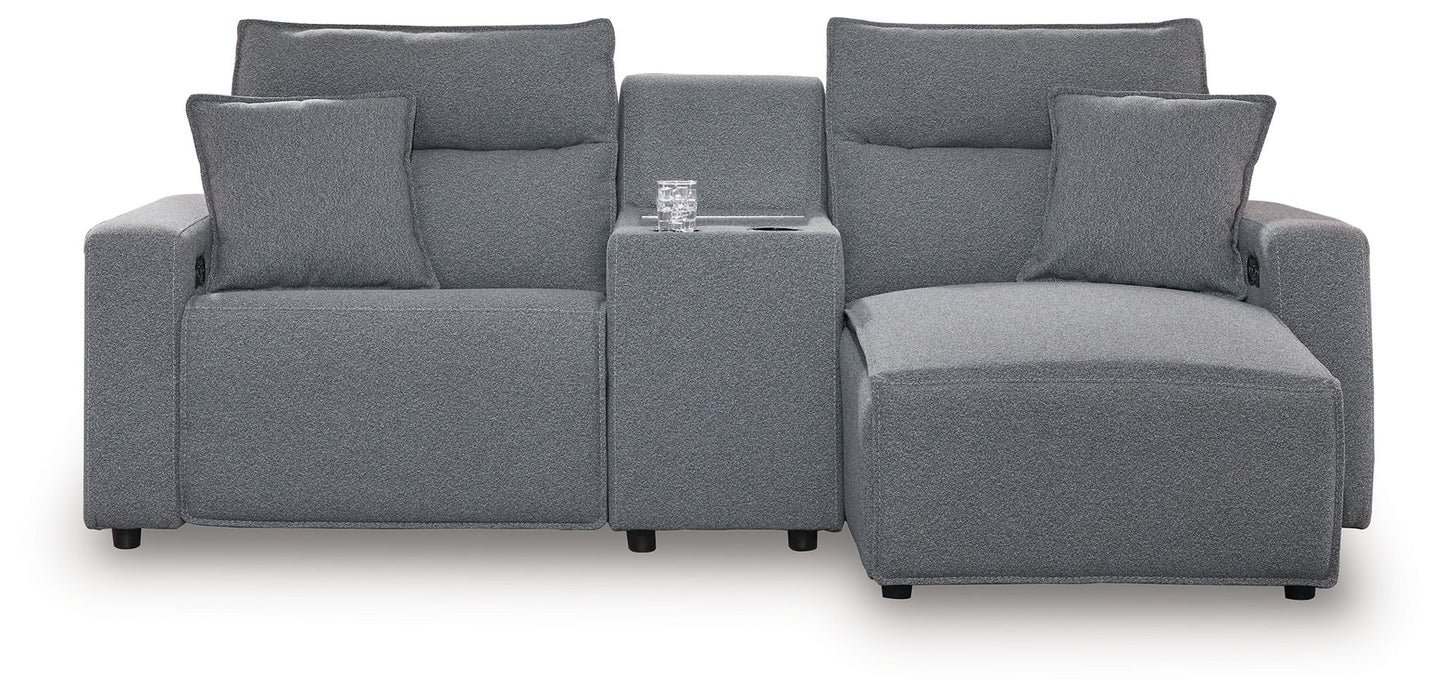 ModMax II - Salt And Pepper - Reclining Sectional
