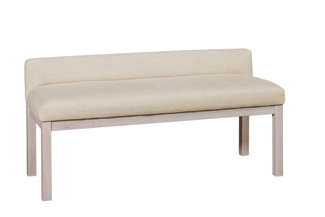 Joinery - Upholstered Bench - Washed White Oak