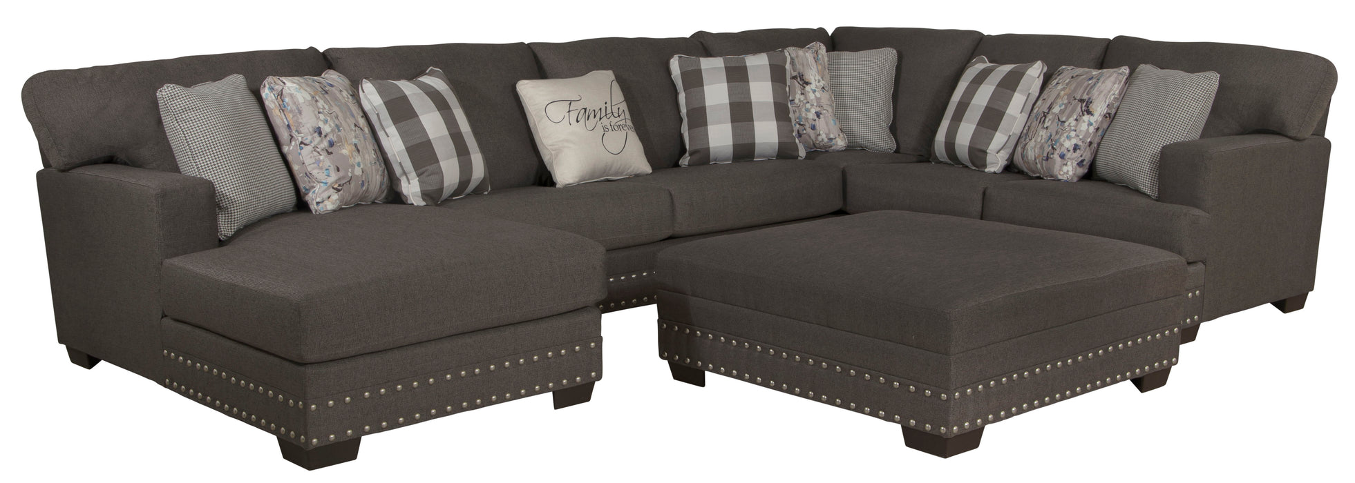Crawford - Sectional With Ottoman And Pillows