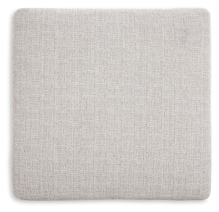 Koralynn - Oversized Accent Ottoman - Stone