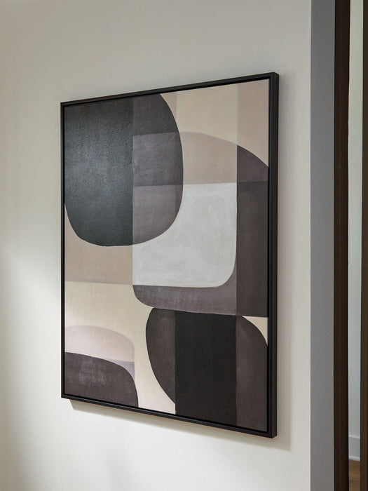 Kesleigh - Wall Art - Black / White