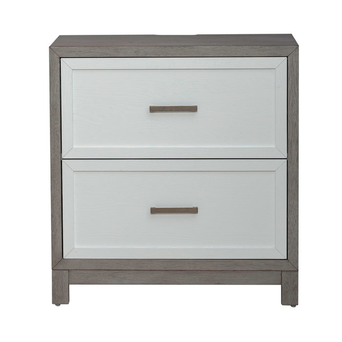 Palmetto Heights - 2 Drawer Nightstand With Charging Station - White