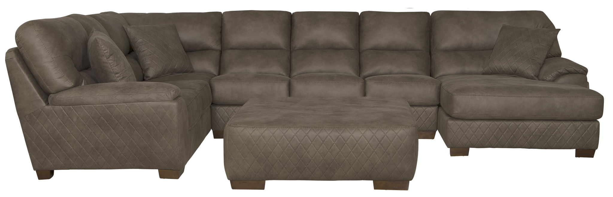Royce - Sectional With Cocktail Ottoman