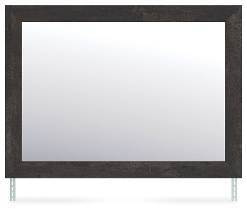 Hollivern - Bedroom Mirror - Dark Gray