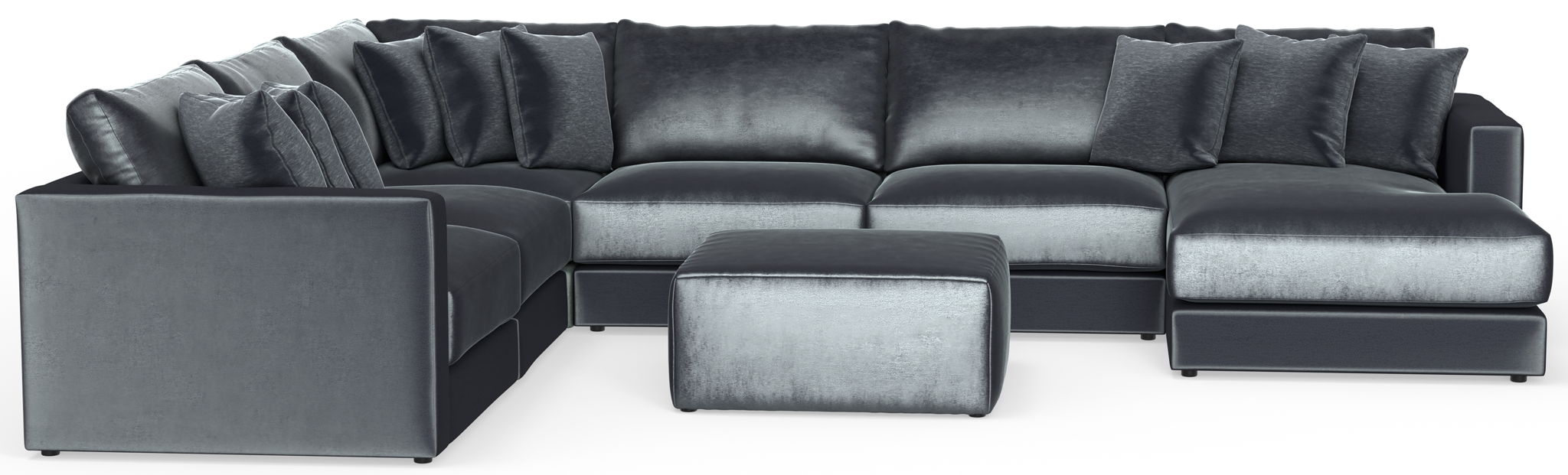 Remington - Modular Sofa And Cocktail Ottoman