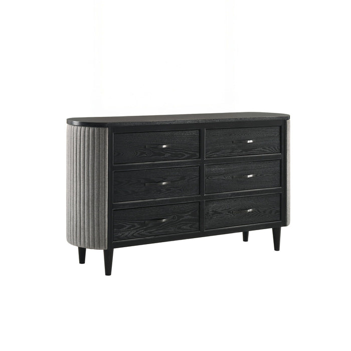 Skyline - 6 Drawer Dresser - Onyx
