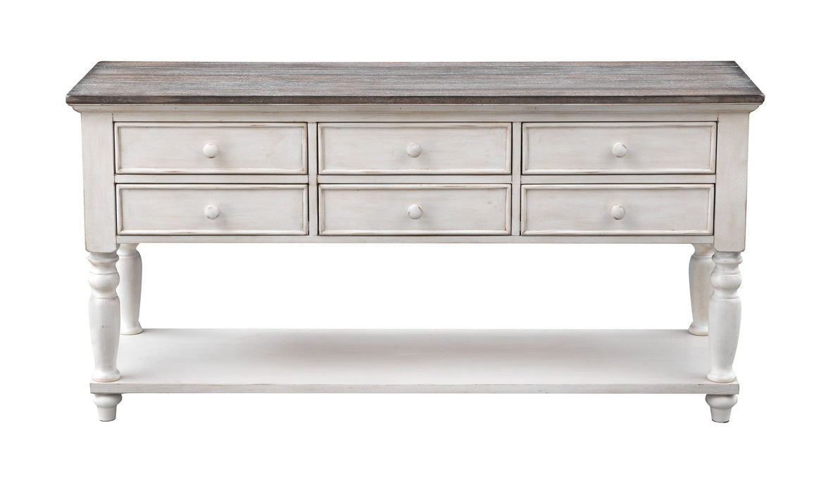 Bar Harbor II - Six Drawer Console Table
