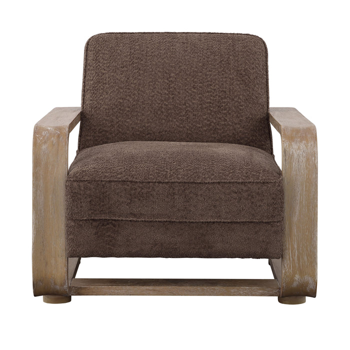 Accent Chair - Distressed Ash Brown