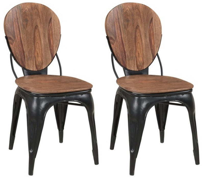 Bradford - Dining Chairs (Set of 2) - Nut Brown Finish
