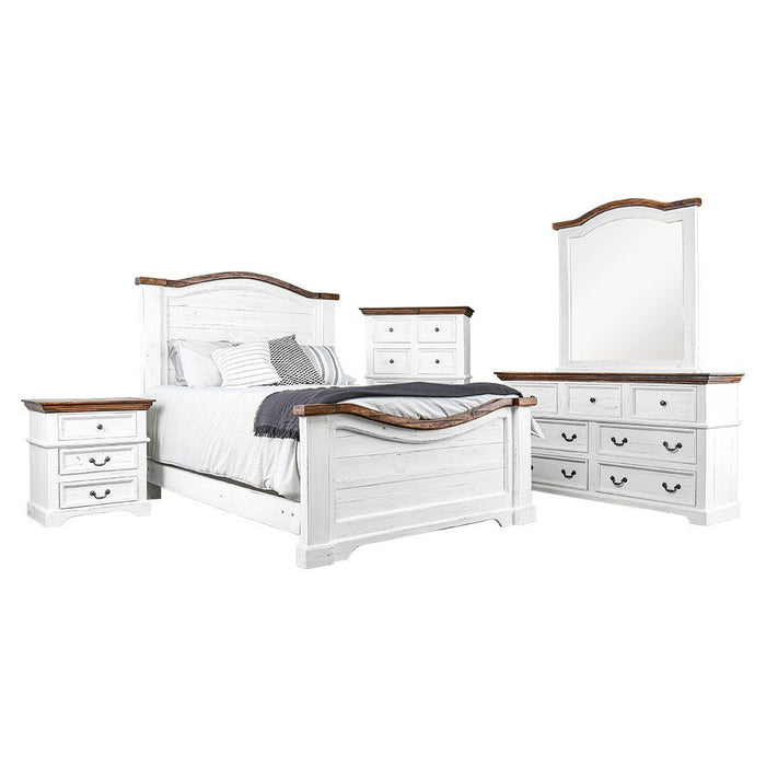 HO-Madison - 6 Piece Bedroom Set: King Bed, Dresser, Chest, Nightstand