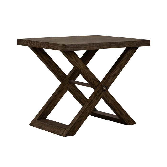 Crossroads - End Table - Light Brown