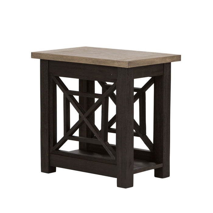 Heatherbrook - Chair Side Table - Black