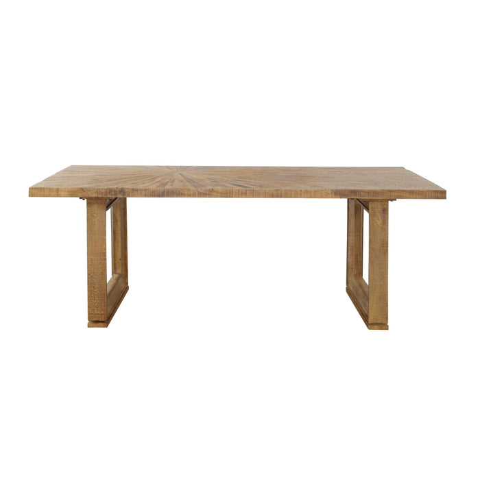 Sunburst - Dining Table - Rayz Natural Brown
