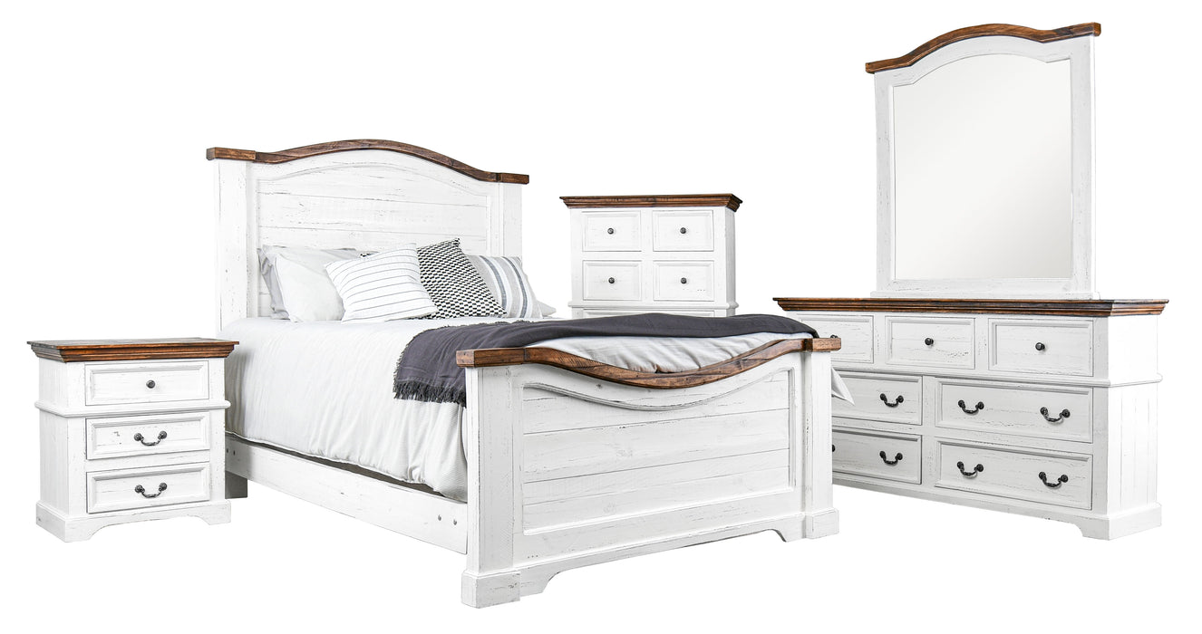 HO-Madison 6 Piece Bedroom Set: Queen Bed, Dresser, Chest, Nightstand
