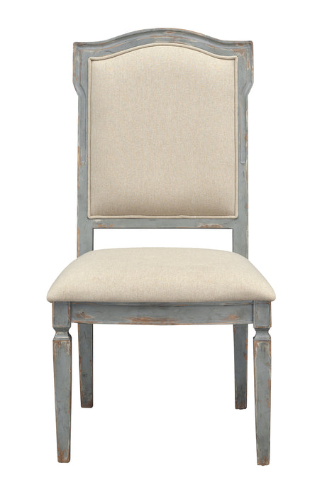 Monaco - Upholstered Dining Side Chairs (Set of 2) - Two Tone