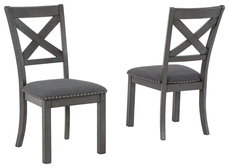 Myshanna - Gray - Dining Uph Side Chair