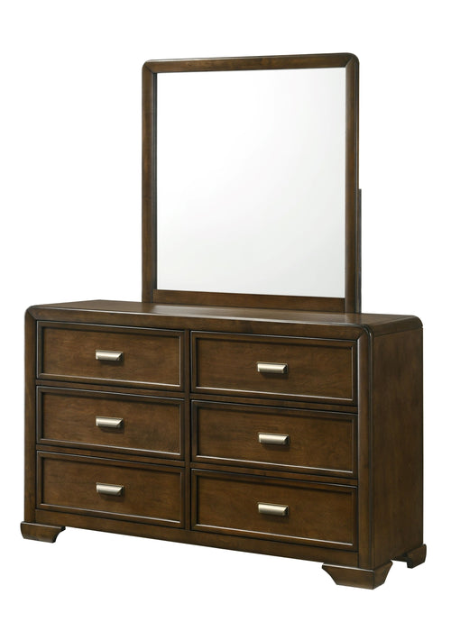Coffield - Dresser & Mirror - Brown