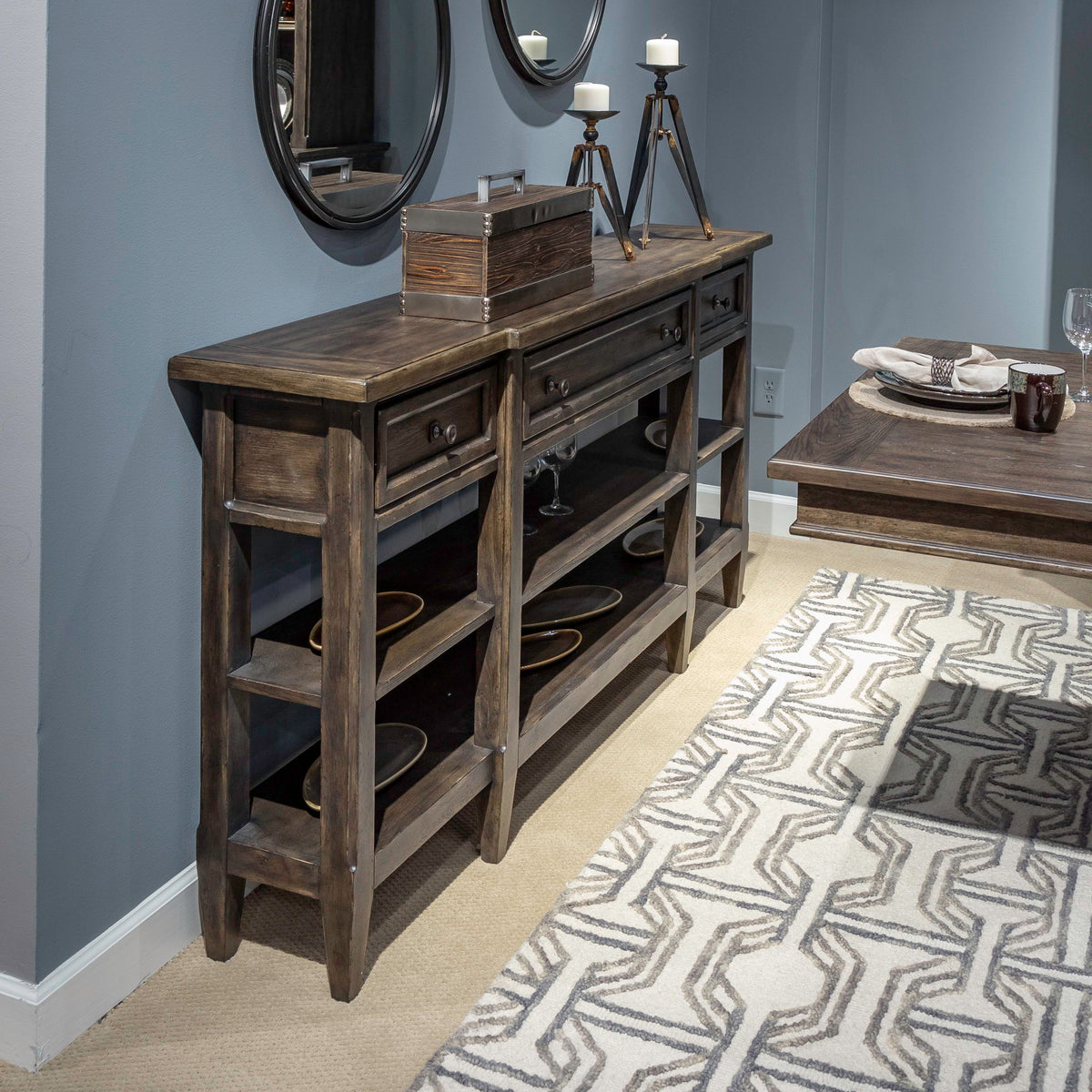Paradise Valley - Hall Console Table - Saddle Brown — Railway Freight ...