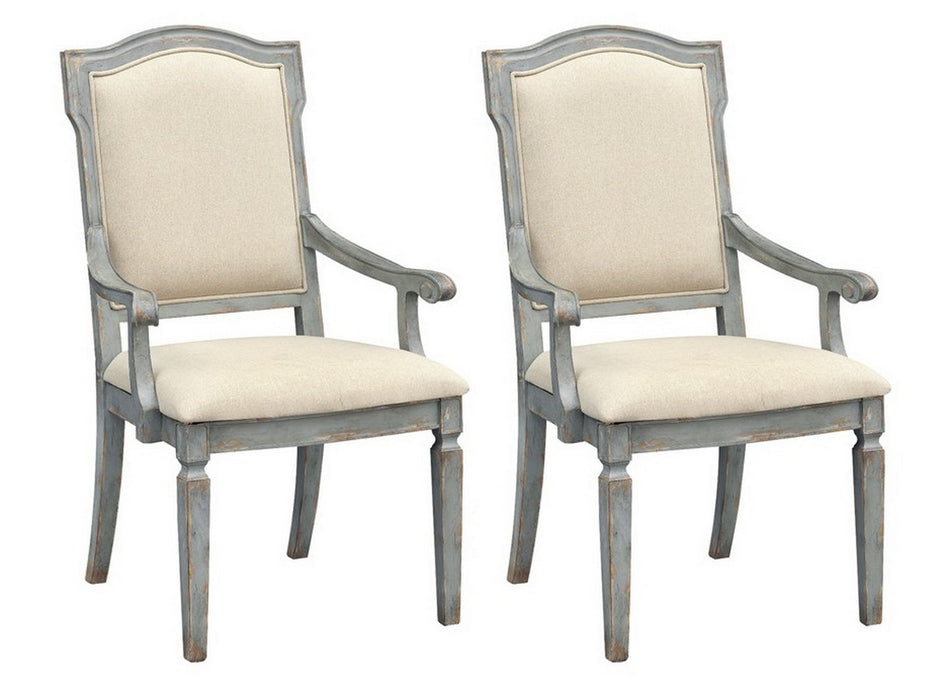 Monaco - Upholstered Dining Arm Chairs (Set of 2)