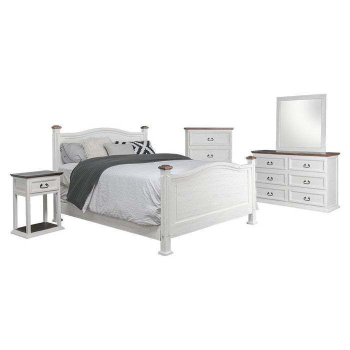 HO-Promo 6 piece Bedroom Set: Full Bed, Dresser, Chest, Nightstand