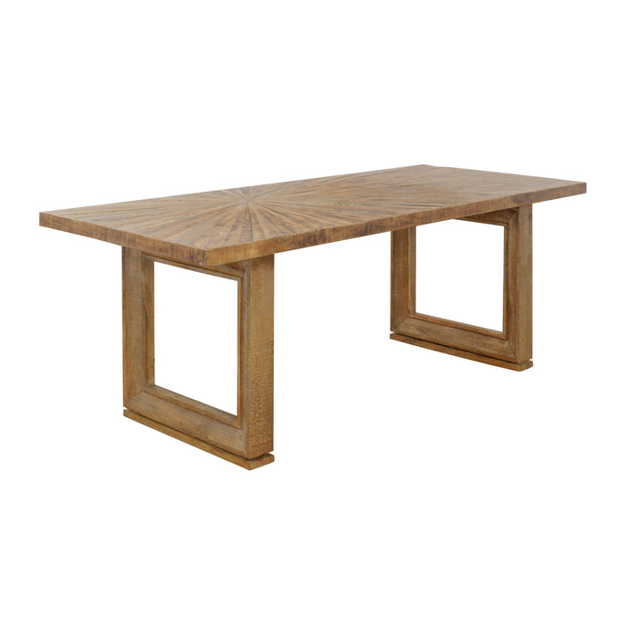 Sunburst - Dining Table - Rayz Natural Brown