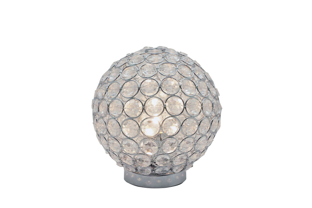Crystal Globe - Table Lamp (Set of 2) - Gray