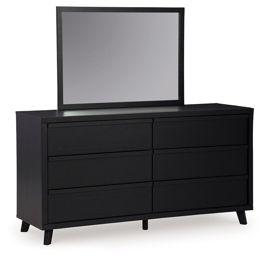 large black dresser mirror Ashley Danziar 6 Drawer and Mirror, Color:Candy Pink Carrea Relaxed Liquid Jersey This dresser and mirror unicorn_party