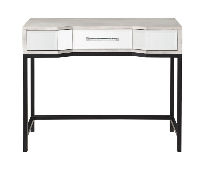 Gabby - One Drawer Console - White / Black