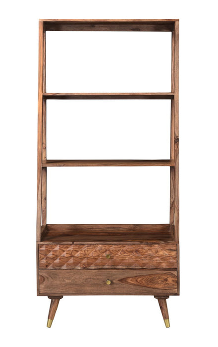 Brownstone - Two Drawer Bookcase - Nut Brown