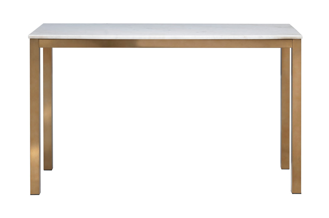 Lesha - Marble Top Console Table - 2 Cartons