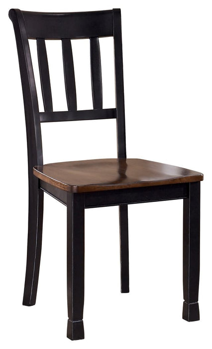Owingsville - Black / Brown - Dining Room Side Chair