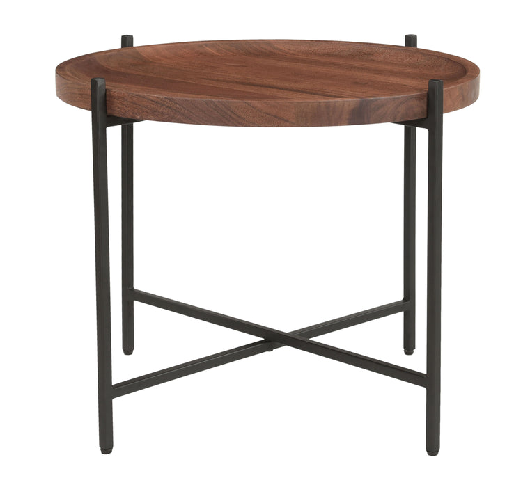 Huntley - Accent Table - Brown / Black