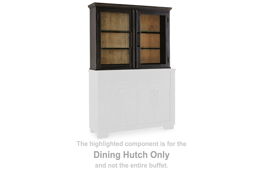 Galliden - Black - Dining Room Hutch