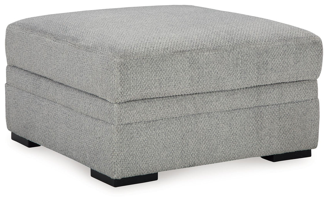 Casselbury - Ottoman With Storage - Cement